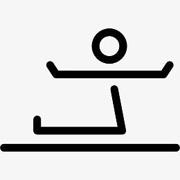 脊柱扭转图标