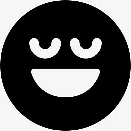 快乐轻松的面对图标