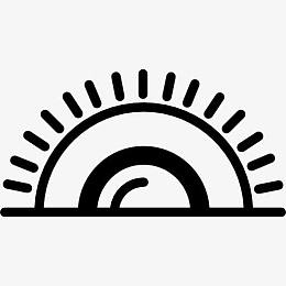 日出的男士pngpng半个太阳在水平线图标pngpng心树的叶子免费下载png