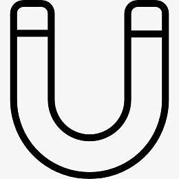 U形磁铁图标