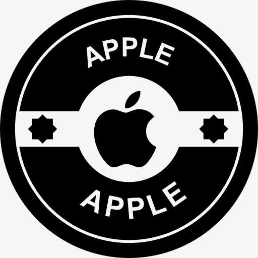 苹果复古徽章图标