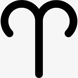 白羊座的符号图标