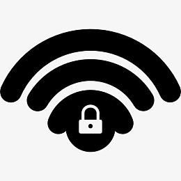 WiFi保护标志图标