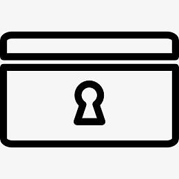 信用卡安全概述商业标志图标