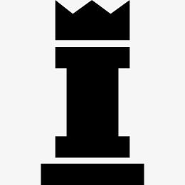 王黑棋子图标