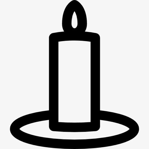 安息蜡烛符号图片