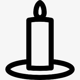 蜡烛的火焰图标