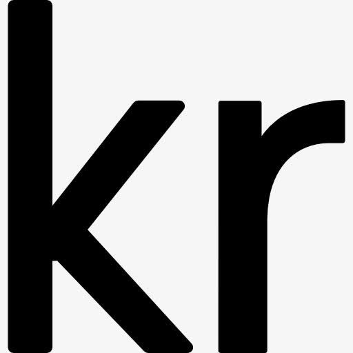 丹麦克朗货币符号图标