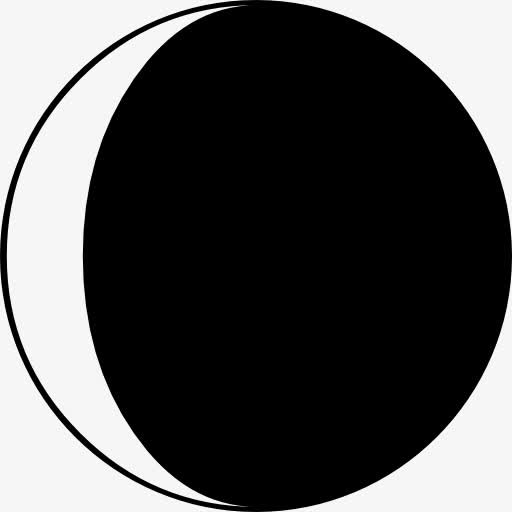 月亮相位符号图标