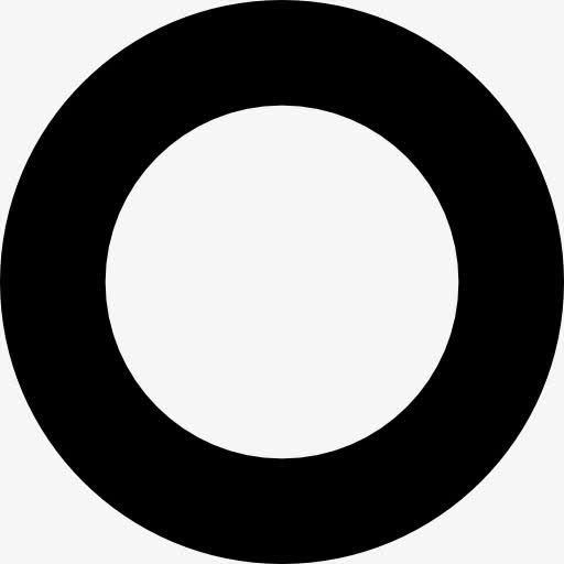 圆轮廓尺寸小图标