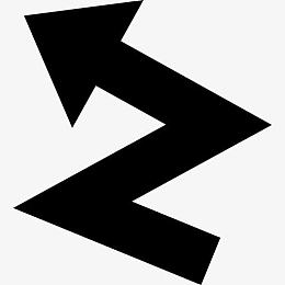 Zig zag右箭头图标