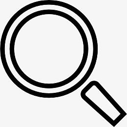 滤网或放大镜工具图标