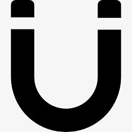 U形磁铁图标