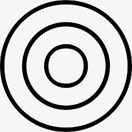 同心圆图标