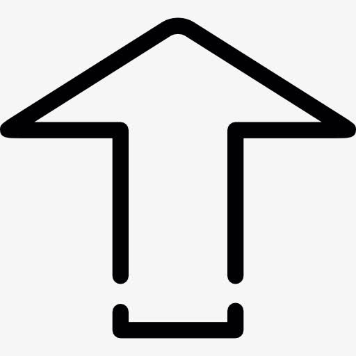 方向箭头向上图标