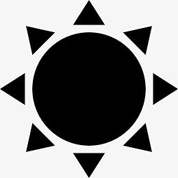 太阳的形状图标