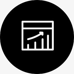 股票图形一圈图标