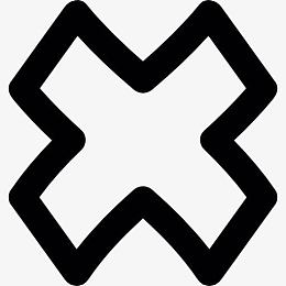 十字标记图标