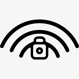 WiFi保护标志图标