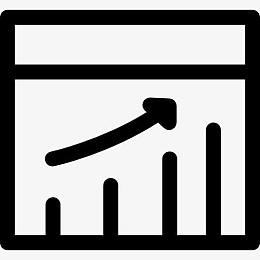 股票图形一圈图标