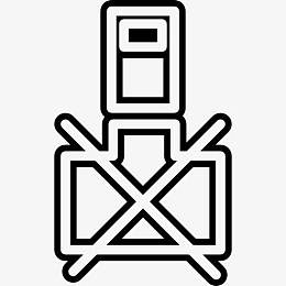 没有照片的相机图标