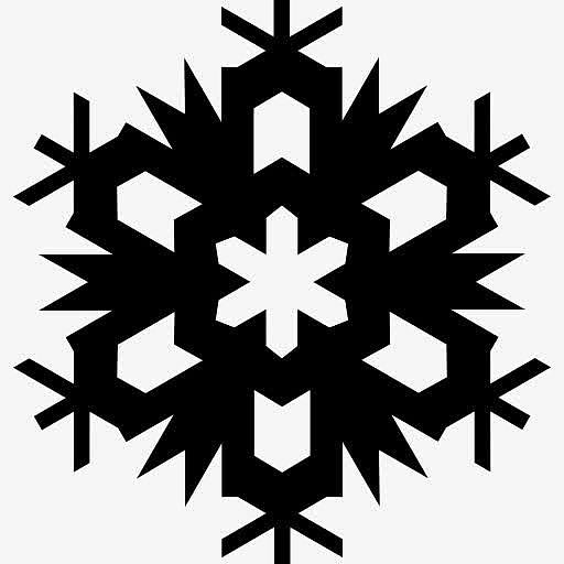 雪花的设计图标