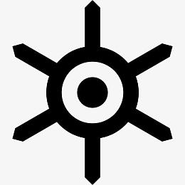 东京日本国旗符号像太阳图标