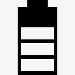 电池状态与三季度的费用图标