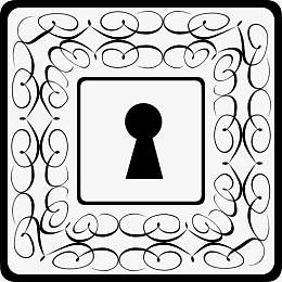 薄细腻的花卉图案图标