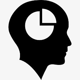 光头饼图形内图标