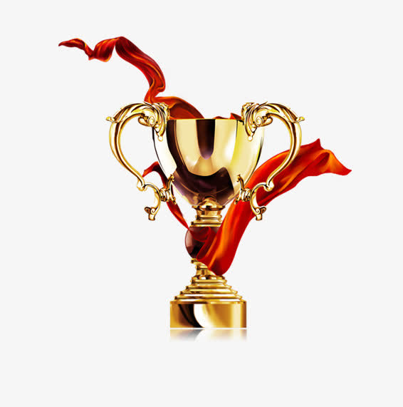 金色奖杯艺术企业