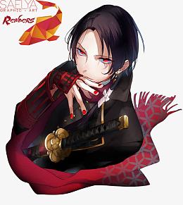 红眼美型少年动漫