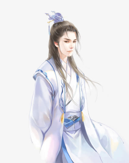 古代帅哥造型设计手绘