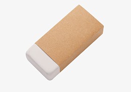 白色橡皮擦牛皮纸包装