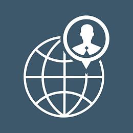 通信连接全球地图网络指针用户搜