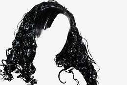 美女黑色小卷长发