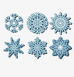 精致花纹雪花
