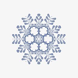 鳞片雪雪花片状矢量包体积1
