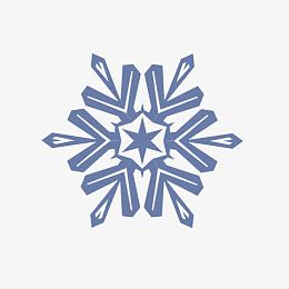 鳞片雪雪花片状矢量包体积1