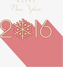 2016冬季雪花立体字