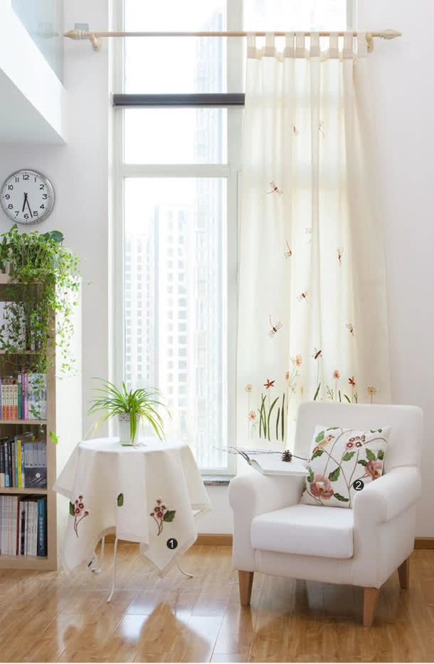 创意室内摄影白色的窗帘素材免费下载_觅元素