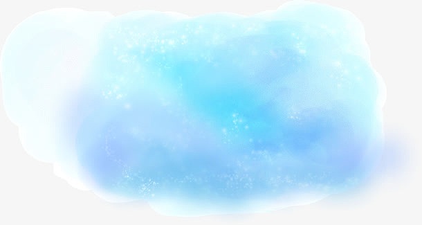 蓝色梦幻冬季雪花