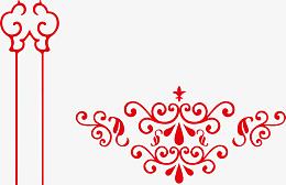 花纹纹理边框剪纸