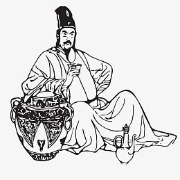 古代商朝黑白剪裁素材