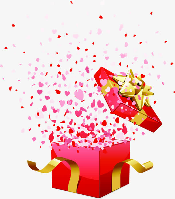 礼盒惊喜创意装饰素材免费下载_觅元素
