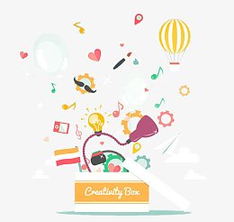 扁平化魔法礼盒