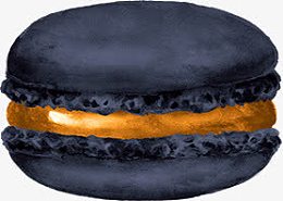 蓝色高清马卡龙食物