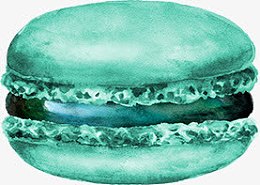 绿色高清马卡龙食物