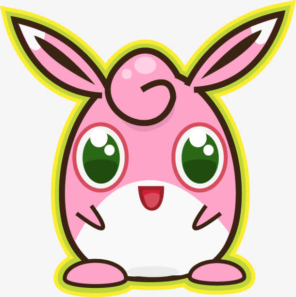 兔子宠物小精灵海报