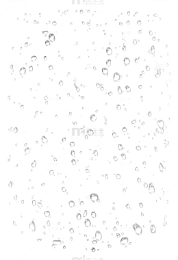 漂浮的水滴png素材